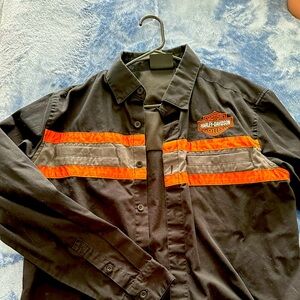 Men’s Large Harley Davidson long sleeve button down